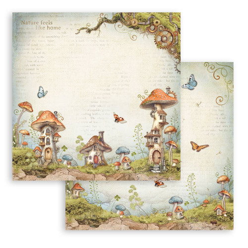 STAMPERIA HIDDEN GROVE БЛОКЧЕ ХАРТИЯ 30,5/30,5СМ - SBBL168