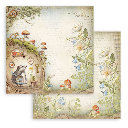 STAMPERIA HIDDEN GROVE БЛОКЧЕ ХАРТИЯ 30,5/30,5СМ - SBBL168