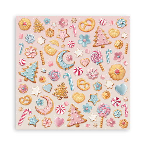 STAMPERIA CANDY CHRISTMAS БЛОКЧЕ ХАРТИЯ 30,5/30,5СМ-SBBL173