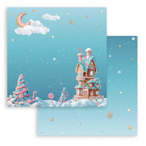 STAMPERIA CANDY CHRISTMAS БЛОКЧЕ ХАРТИЯ 30,5/30,5СМ-SBBL173