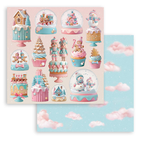 STAMPERIA CANDY CHRISTMAS БЛОКЧЕ ХАРТИЯ 30,5/30,5СМ-SBBL173