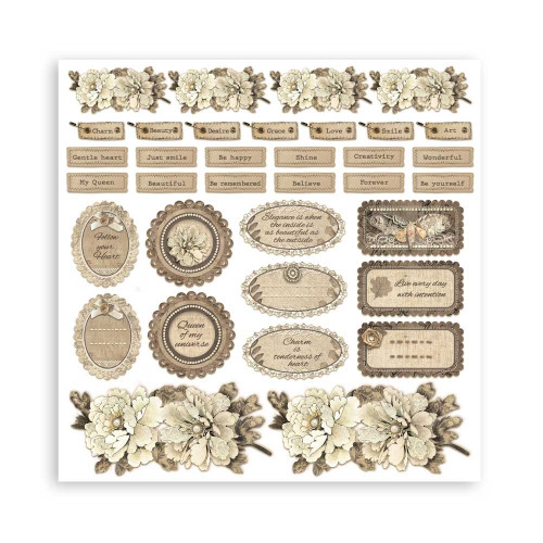 STAMPERIA OLD LACE БЛОКЧЕ ХАРТИЯ 20,3/20,3 СМ - SBBS116