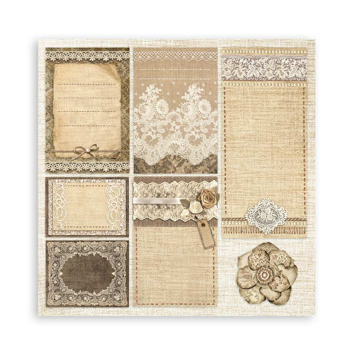 STAMPERIA OLD LACE БЛОКЧЕ ХАРТИЯ 20,3/20,3 СМ - SBBS116