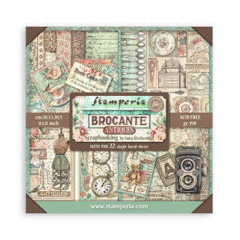 STAMPERIA BROCANTE БЛОКЧЕ 20,3/20,3 СМ -SBBSXB02