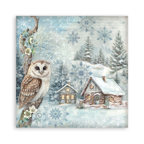 STAMPERIA THE OWL'S HOUSE БЛОКЧЕ 30,5/30,5 СМ - SBBXLB28