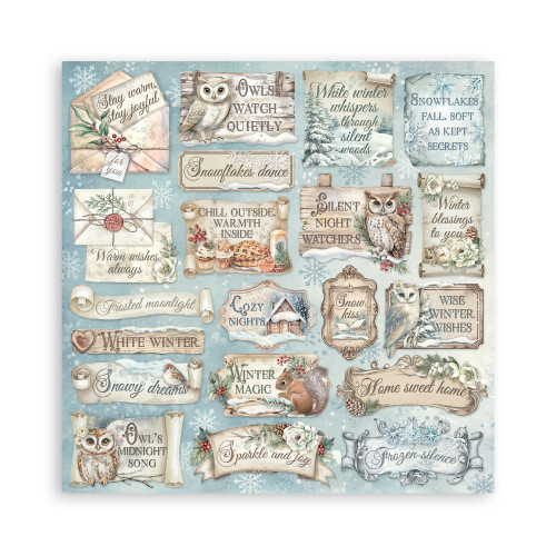 STAMPERIA THE OWL'S HOUSE БЛОКЧЕ 30,5/30,5 СМ - SBBXLB28