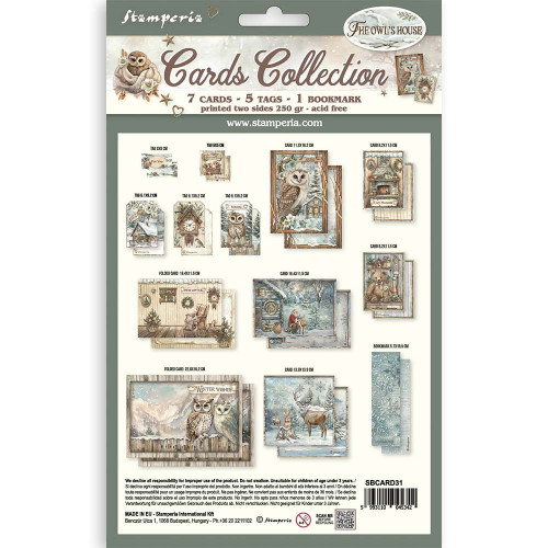 STAMPERIA THE OWL'S HOUSE CARDS COLLECTION - SBCARD31