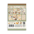 STAMPERIA GOLDEN HARMONY WASHI PAD 8 SHEETS A5 -SBW11