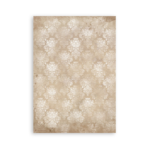 STAMPERIA GOLDEN HARMONY WASHI PAD 8 SHEETS A5 -SBW11