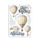 STAMPERIA TIMELESS WASHI PAD 8 SHEETS A5 -SBW20