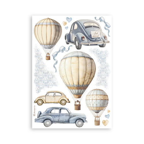 STAMPERIA TIMELESS WASHI PAD 8 SHEETS A5 -SBW20