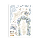 STAMPERIA TIMELESS WASHI PAD 8 SHEETS A5 -SBW20