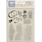 STAMPERIA DEWDROPS SILICONE STAMP 14/18CM - WTK208