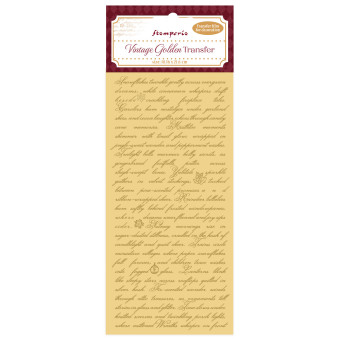 STAMPERIA GOLD TRANSFER FOIL 10.16X21.6 CM - DFLRGT01
