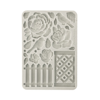 STAMPERIA HOUSE OF ROSES SILICONE MOLD KACMA559