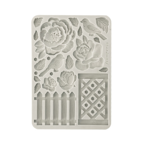 STAMPERIA HOUSE OF ROSES SILICONE MOLD KACMA559