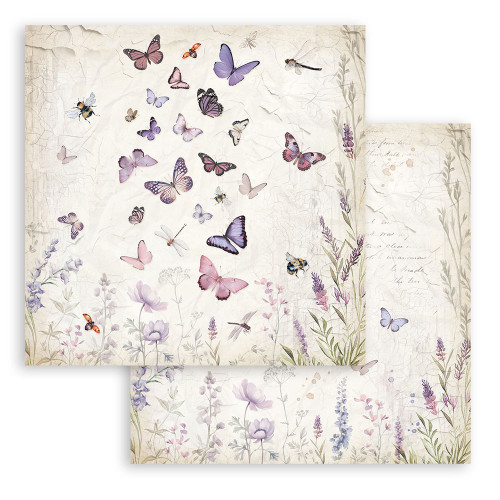 STAMPERIA LAVENDER ДИЗАЙНЕРСКИ КАРТОН 30,5/30,5СМ-SBB1002