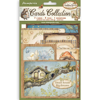 STAMPERIA HIDDEN GROVE CARDS COLLECTION - SBCARD28