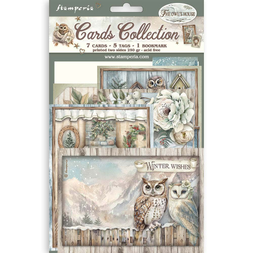 STAMPERIA THE OWL'S HOUSE CARDS COLLECTION - SBCARD31