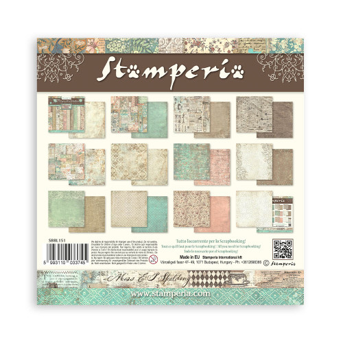 STAMPERIA BROCANTE БЛОКЧЕ 30,5/30,5 СМ -SBBL151