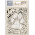 STAMPERIA DEWDROPS SILICONE STAMP 14/18CM - WTK208