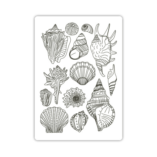 STAMPERIA SONGS OF THE SEA SILICONE MOLD FOR CASTINGS KACM23