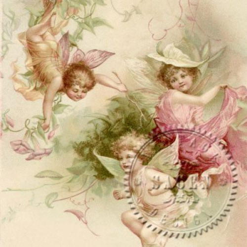 SAGEN VINTAGE NAPKINS FOR DECOUPAGE 33/33 CM - 2069