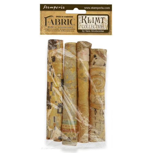 STAMPERIA POLYESTER FABRICS 30X30CM 4PCS SBPLT01