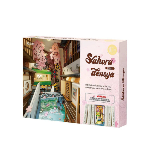 ROBOTIME 3D ДЪРВЕН ПЪЗЕЛ SAKURA DENSYA TGB01