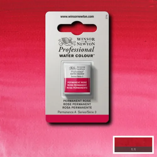 W&N АКВАРЕЛНА БОЯ PROFESSIONAL H/PAN - PERMANENT ROSE