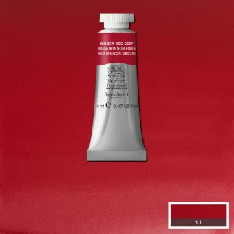 W&N АКВАРЕЛНА БОЯ PROFESSIONAL 14 МЛ. - WINSOR RED DEEP
