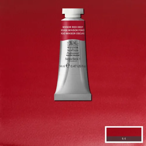 W&N АКВАРЕЛНА БОЯ PROFESSIONAL 14 МЛ. - WINSOR RED DEEP