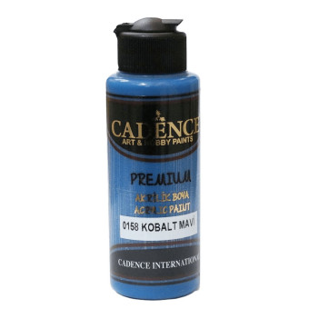 CADENCE АКРИЛНА БОЯ PREMIUM 120 МЛ. - COBALT BLUE 0158