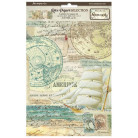 STAMPERIA ДЕКУПАЖНА ХАРТИЯ SELECTION 6БР. А4 DFSA4XAW