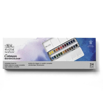 W&N АКВАРЕЛНА БОЯ COTMAN 24 ЦВ МЕТАЛНА КУТИЯ