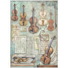 STAMPERIA SYMPHONY ДЕКУПАЖНА ХАРТИЯ 6БР. А4 DFSA4XSP