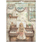 STAMPERIA SYMPHONY ДЕКУПАЖНА ХАРТИЯ 6БР. А4 DFSA4XSP