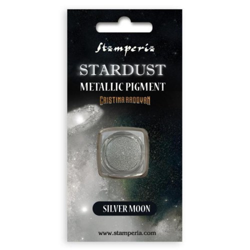 STAMPERIA STARDUST МЕТАЛ. ПИГМЕНТ 0,5ГР- SILVER MOON KAPRB04