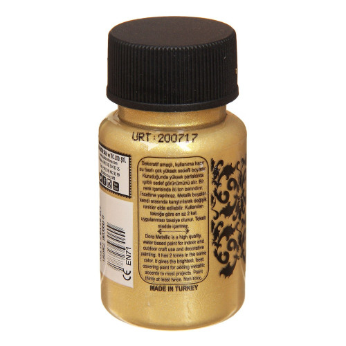 CADENCE ACRYLIC PAINT METALLIC DORA 50 ML. - WHITE GOLD 148