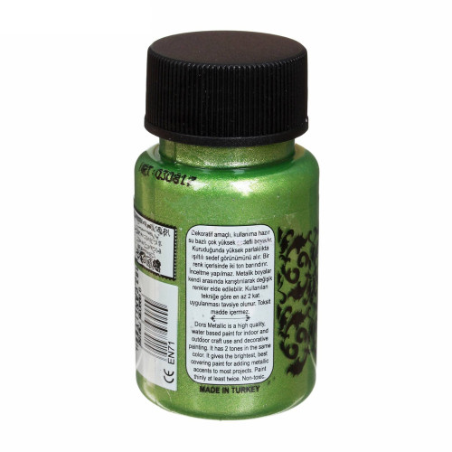 CADENCE ACRYLIC PAINT METALLIC DORA 50 ML. - VIVID GREEN 183
