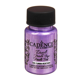 CADENCE ACRYLIC PAINT METALLIC DORA 50 ML. - HEATHER 189
