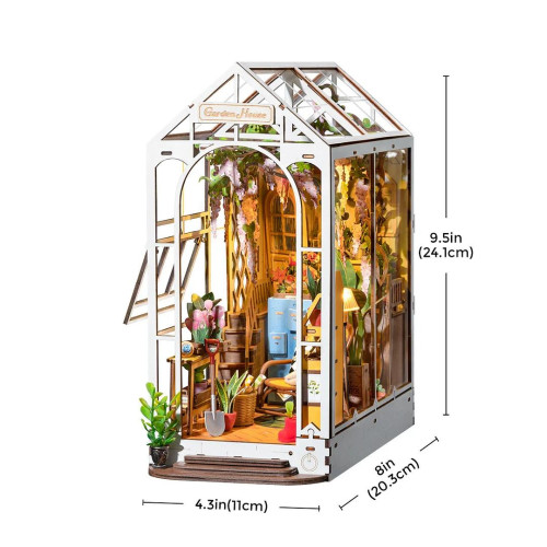 ROBOTIME 3D ДЪРВЕН ПЪЗЕЛ GARDEN HOUSE 176 ЧАСТИ TGB06