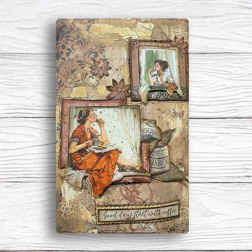 STAMPERIA COFFEE AND CHOCOLATE JUNK JOURNAL - SBJK06