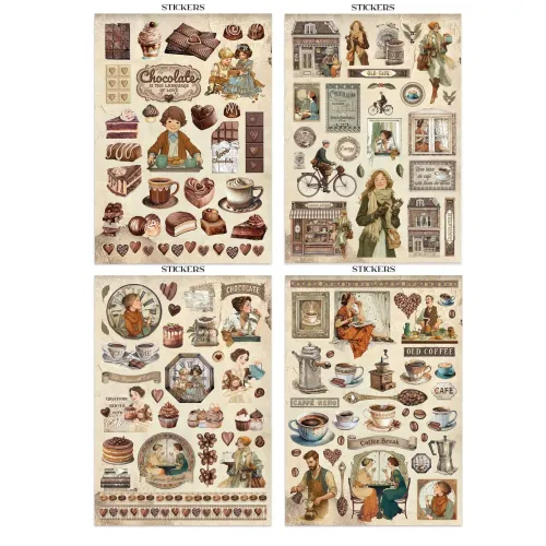 STAMPERIA COFFEE AND CHOCOLATE JUNK JOURNAL - SBJK06