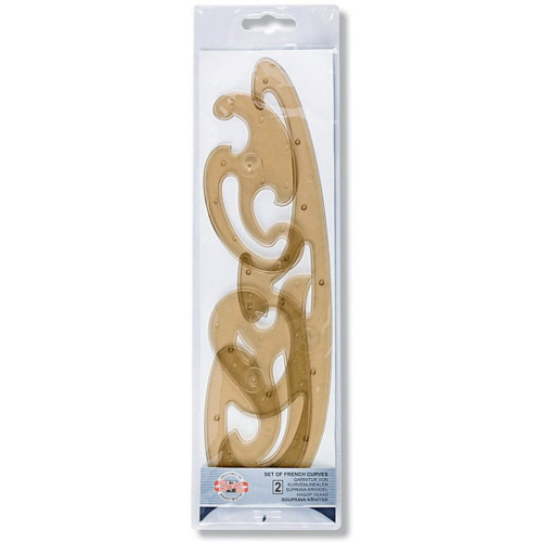 KOH-I-NOOR TRANSPARENT CURVES 3 PCS. SET