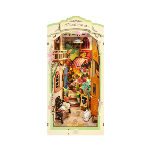 ROBOTIME 3D ДЪРВЕН ПЪЗЕЛ FLORAL CORNER 164 ЧАСТИ TGB09