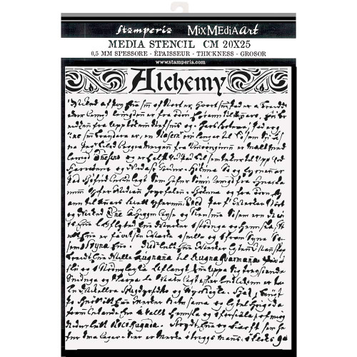 STAMPERIA MEDIA STENCIL - ШАБЛОН 20 Х 25 СМ - KSTD096