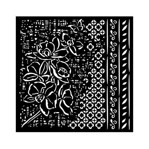STAMPERIA ORCHIDS AND CATS ШАБЛОН 18Х18 СМ KSTDQ-101