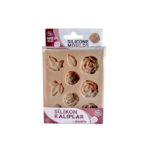 SMARTA СИЛИКОНОВИ МОЛДОВЕ - ROSE SET SK1013045