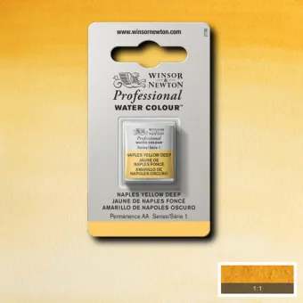 W&N АКВАРЕЛНА БОЯ PROFESSIONAL H/PAN - NAPLES YELLOW DEEP